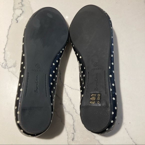 BODEN Sz 39 Polka Dot Slip  On Ballet Ballerina Style Flats Shoes - Picture 5 of 9
